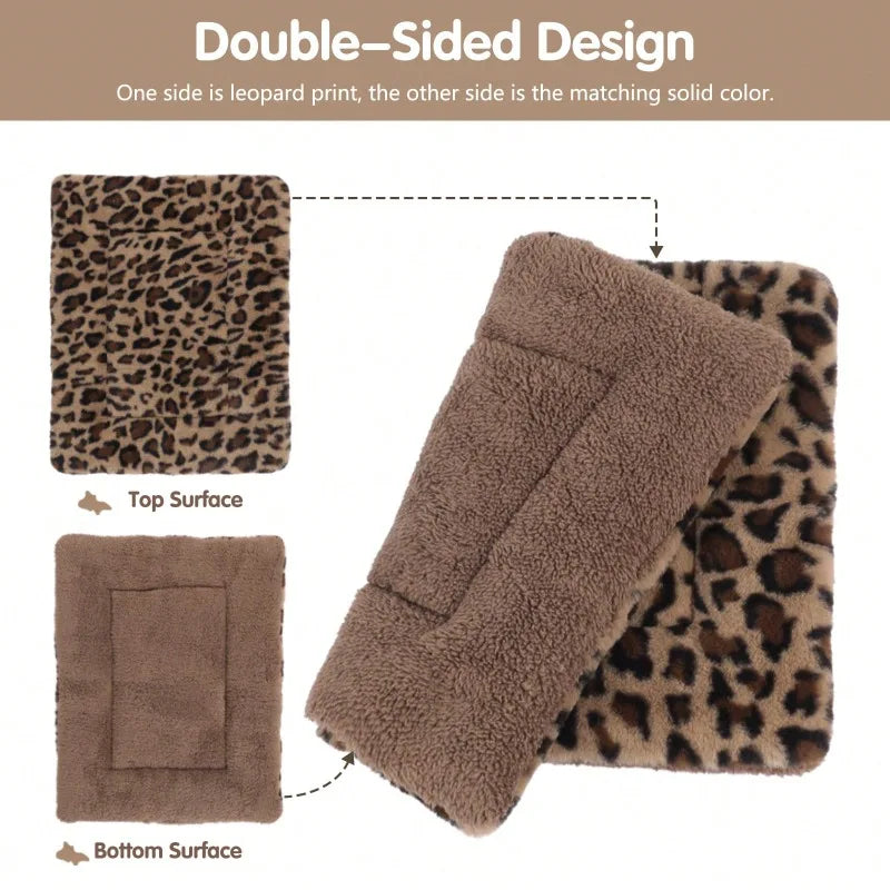 Reversible Plush Pet Mat For Dogs And Cats Machine Washable