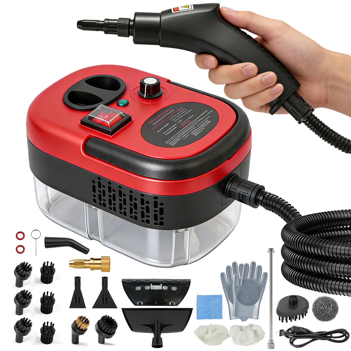 Professional Handheld Steam Cleaner With Adjustable Temperature Control