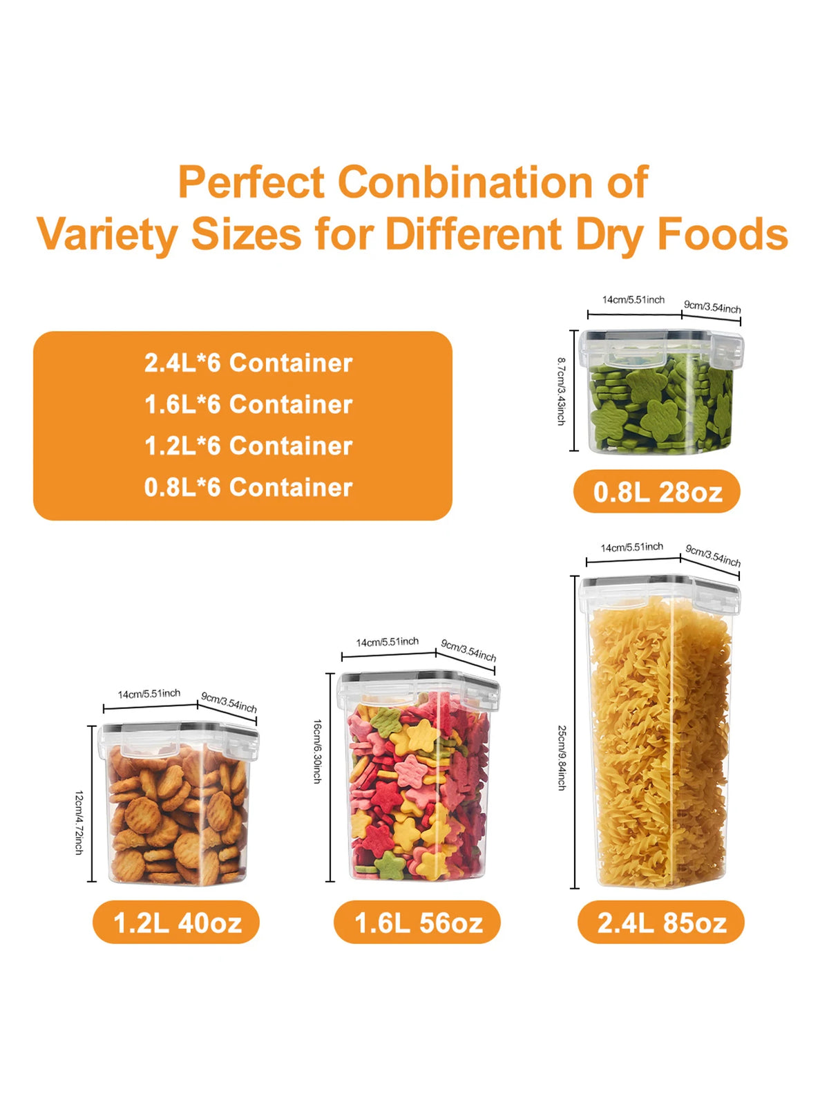 24 Pcs Airtight Food Storage Containers With Lids And Labels
