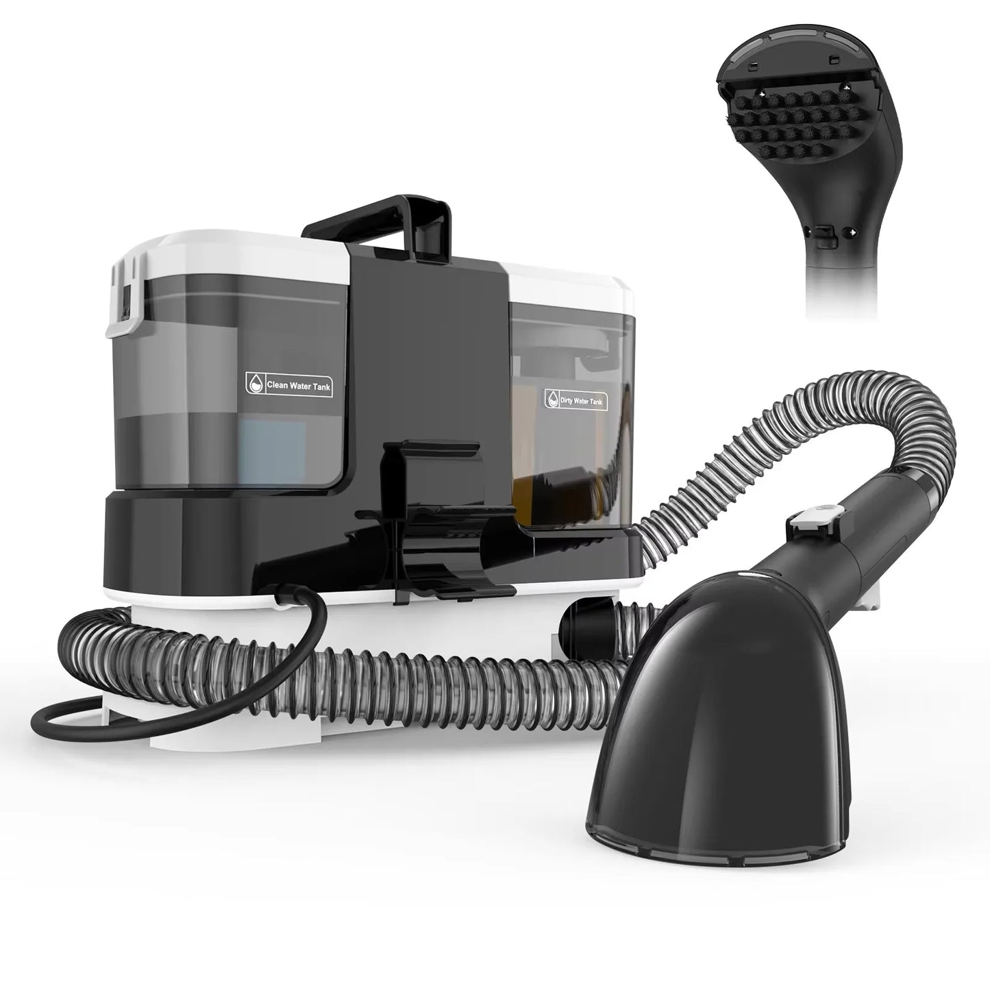 Lubluelu V2 Portable 3-in-1 Carpet Upholstery Vacuum Cleaner HEPA Filter