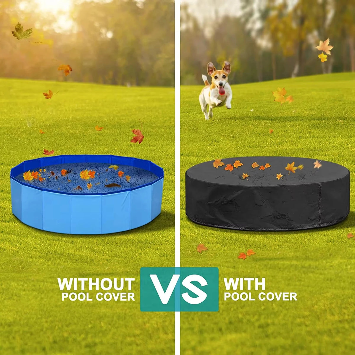 Foldable Portable Dog Swimming Pool Grooming Tub Metal Frame Bathtub