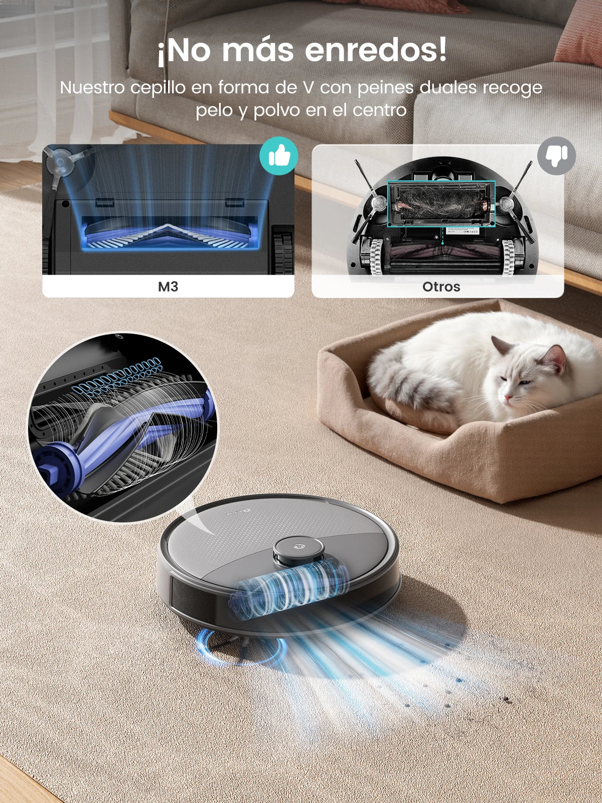 Lefant M3 Max Robot Vacuum And Mop With Powerful Suction