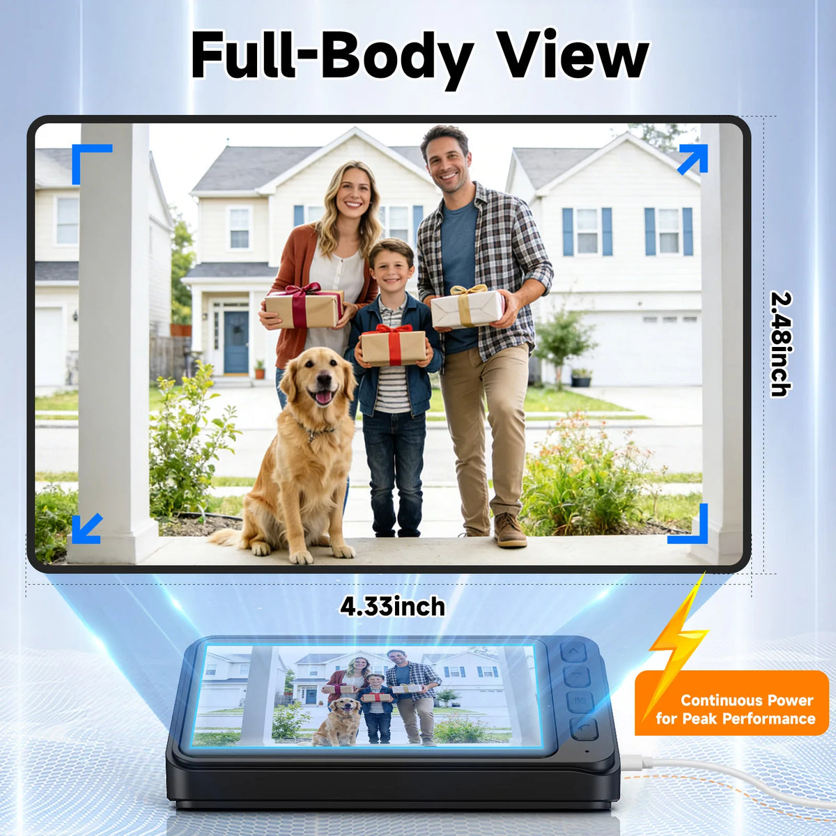 Wireless Video Doorbell With Two Way Audio And Night Vision