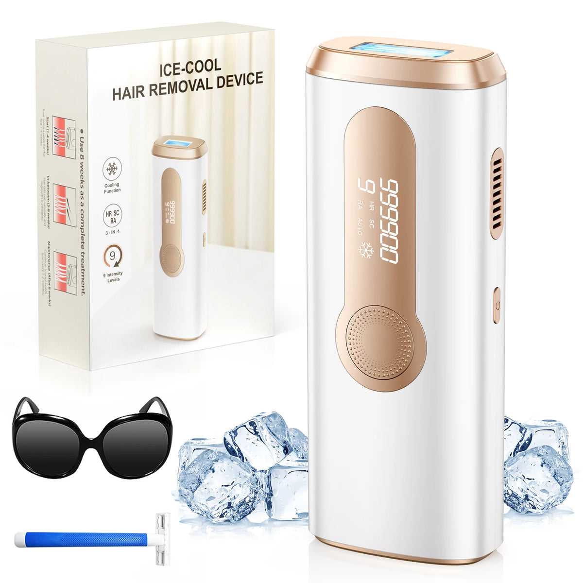 Totmizby IPL Laser Hair Remover Painless Full Body Epilator