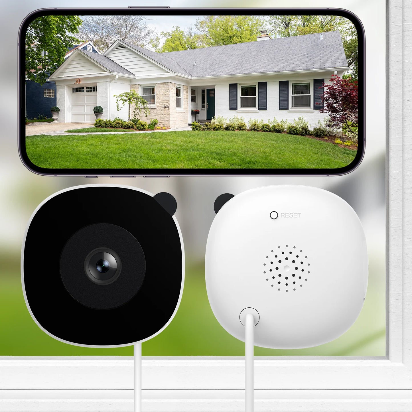 Wansview 2K Window Camera WiFi Indoor Security Night Vision Audio