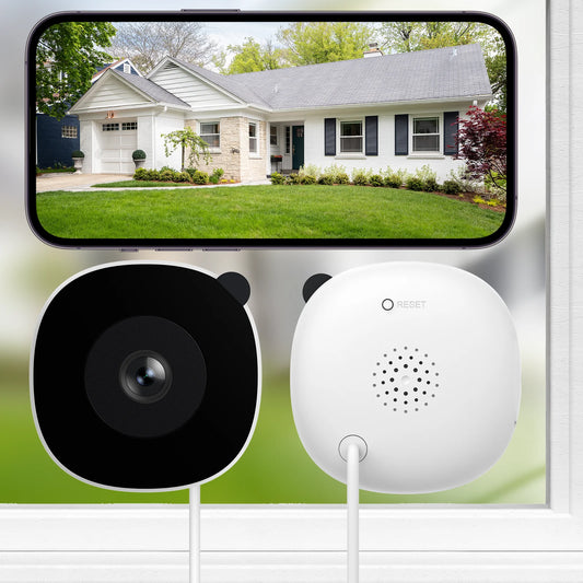 Wansview 2K Window Camera WiFi Indoor Security Night Vision Audio