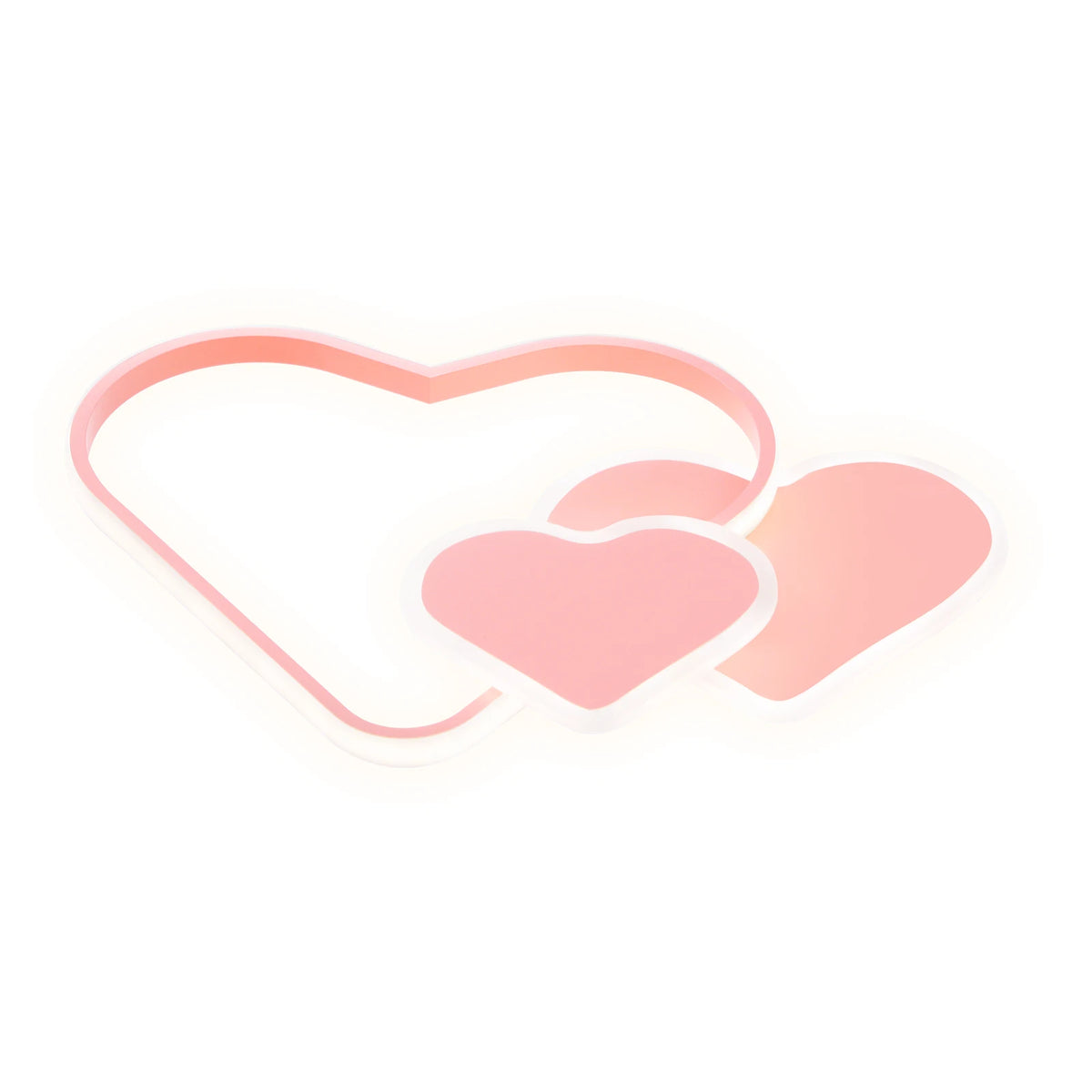 Heart Shaped LED Ceiling Lamp With Remote And Dimming Function