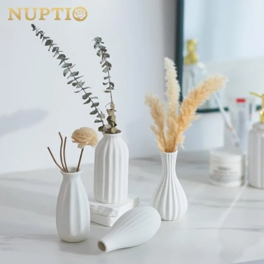 Elegant Ceramic Centerpiece Vase For Home Wedding Decoration