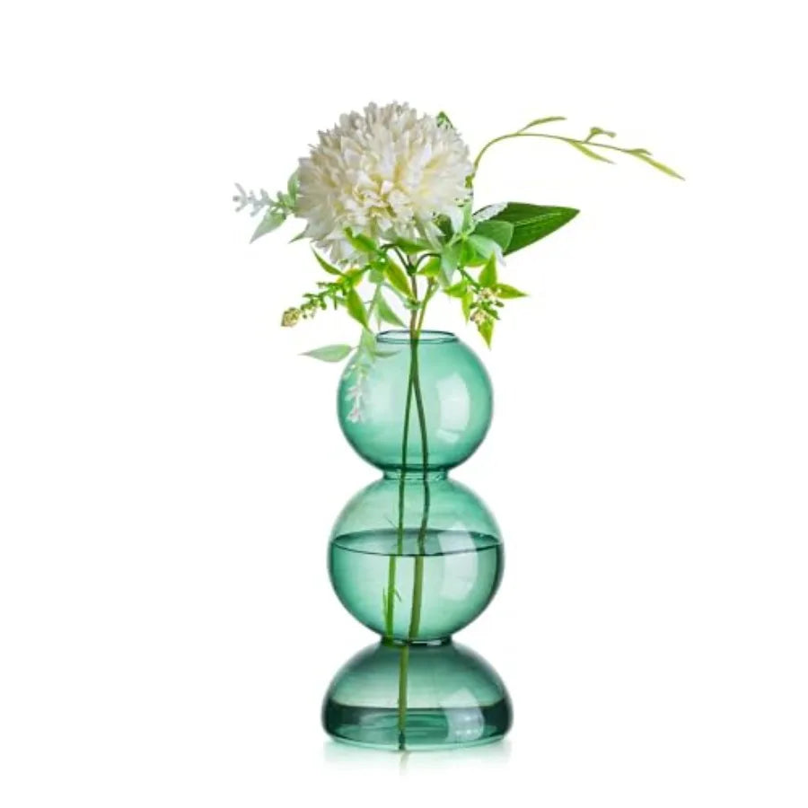 Porcelain Round Flower Vase for Home Decor and Table Display