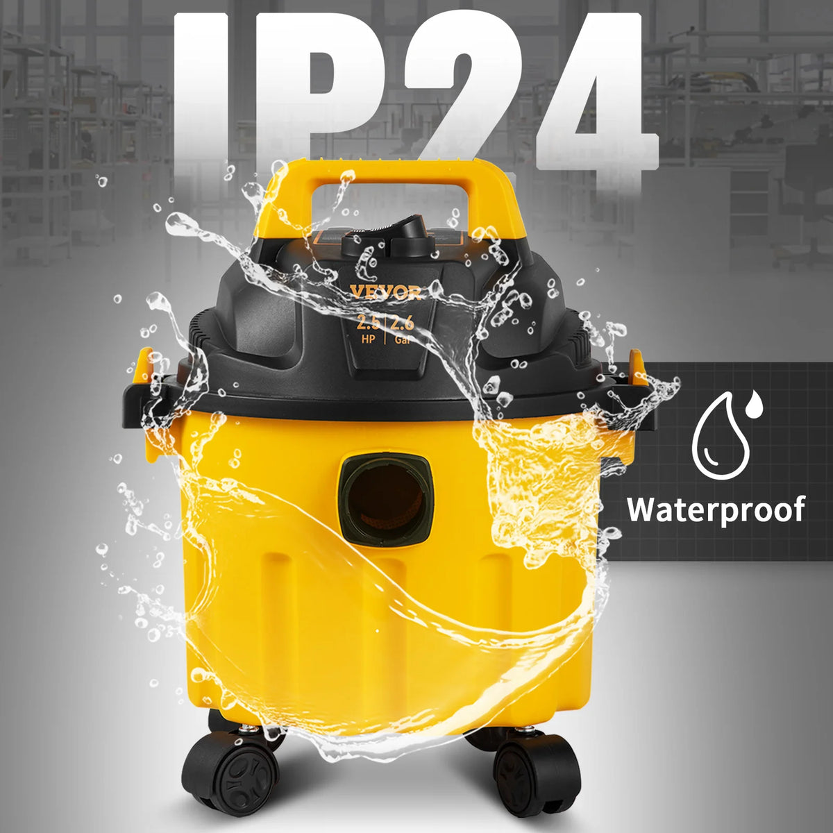 SucceBuy Wet Dry Shop Vacuum With Powerful Blowing And Suction