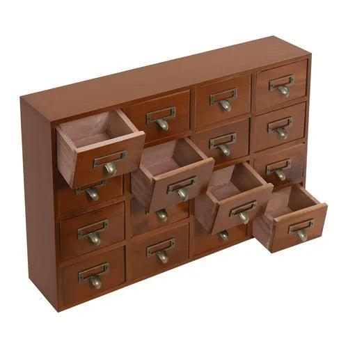 Premium Pine Wood Drawer Cabinet For Home Office Organization