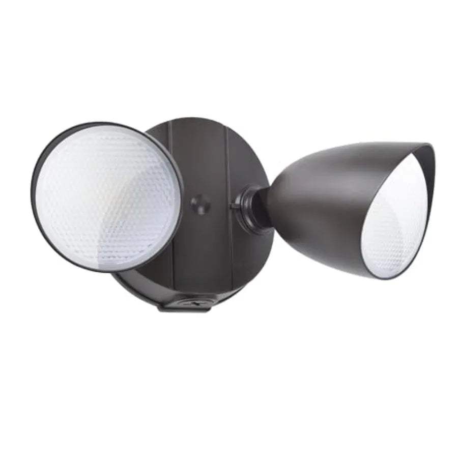 Weatherproof Outdoor Dual Head Dusk To Dawn Flood Light
