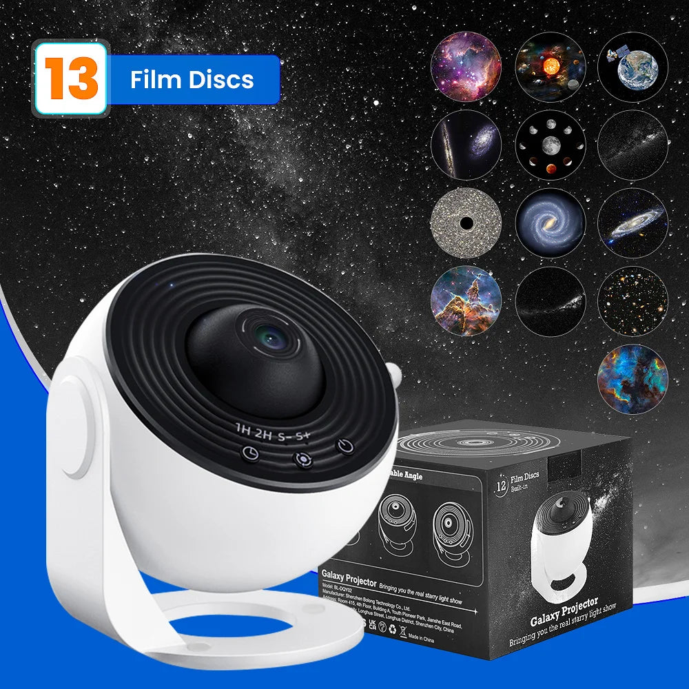 Aiopp Star Projector Planetarium Galaxy Night Light With Rotation