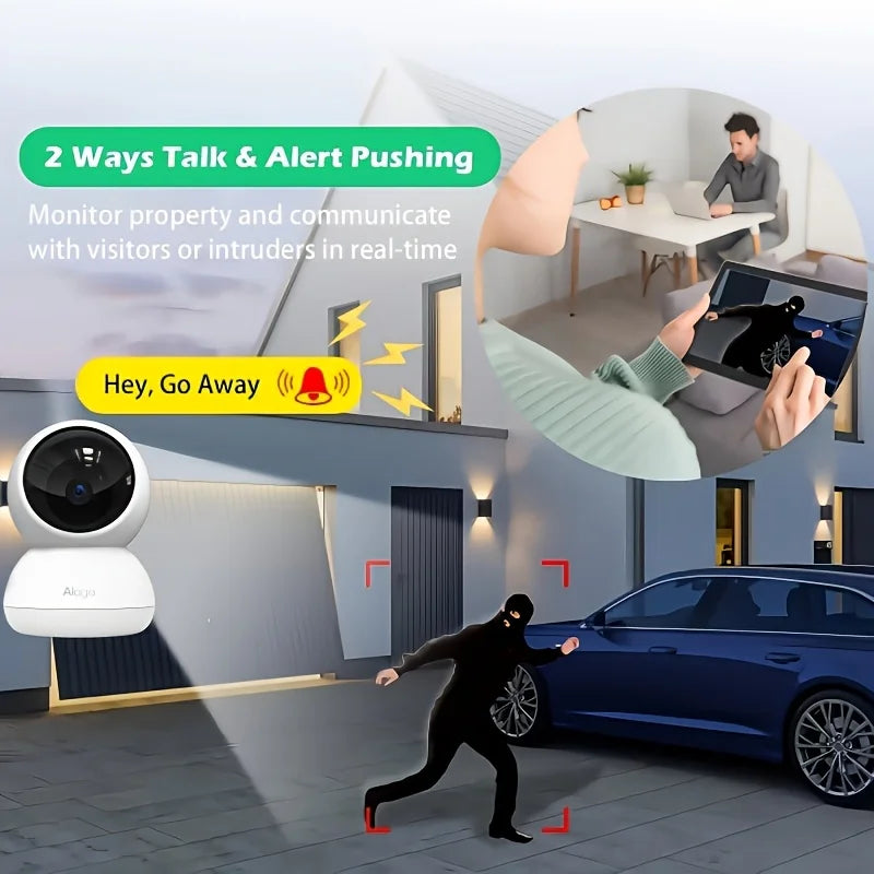 ALAGA 3K Pet Camera With AI Tracking And Night Vision