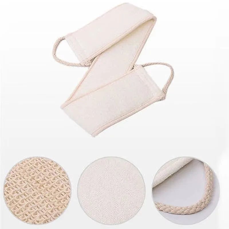 Premium Cotton Hemp Bath Massaging Glove For Exfoliating Shower Cleanser