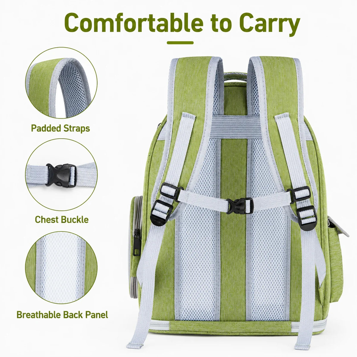 Breathable Bubble Cat Backpack Transparent Pet Carrier For Small Dogs