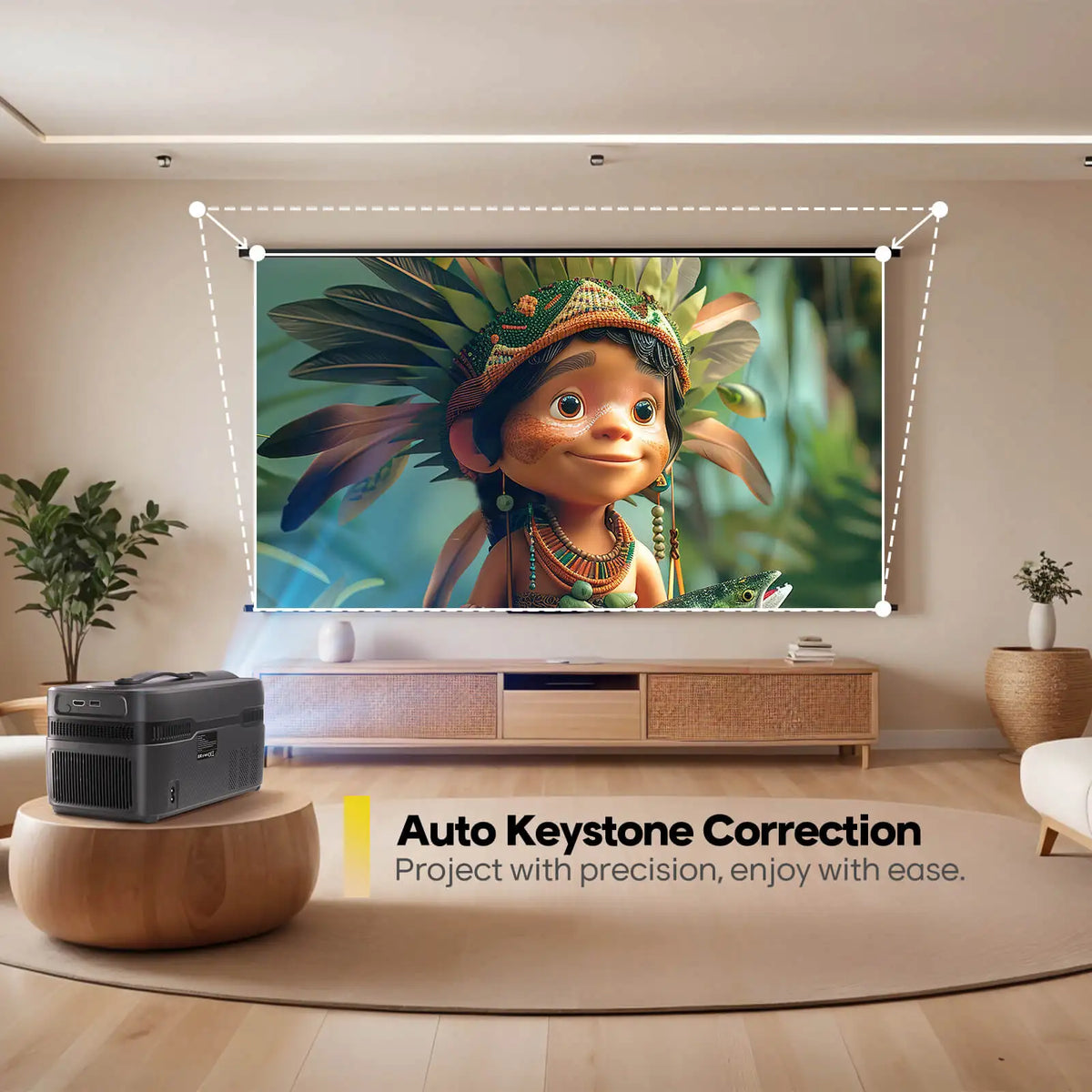 Magcubic Auto Focus Ultra Short Throw 1080P Home Projector