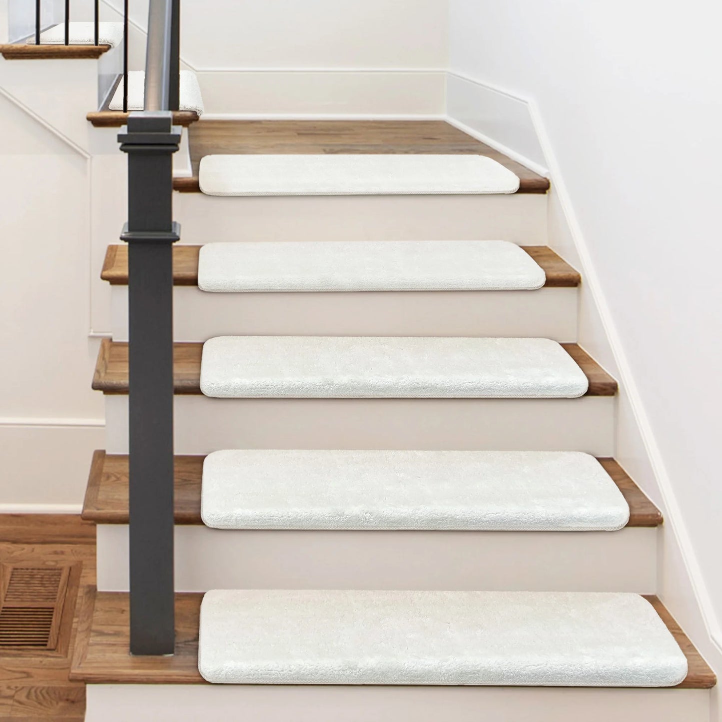 Premium Bullnose Stair Treads Non Slip Self Adhesive Carpet Mats