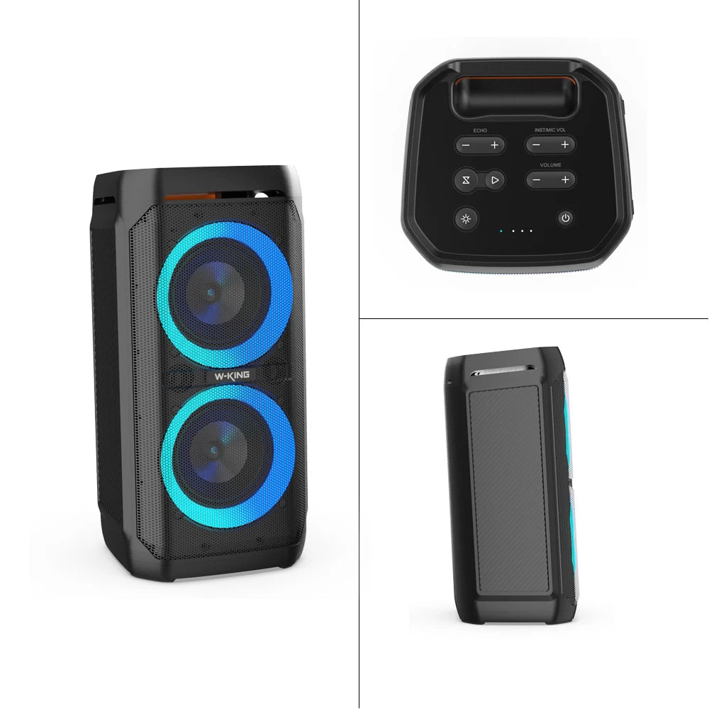 W-King T11 Portable Bluetooth Speaker Featuring Deep Bass And Waterproofing