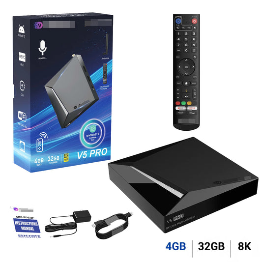 V5 Pro Android 12 Digital Media Device 8K 4GB 32GB