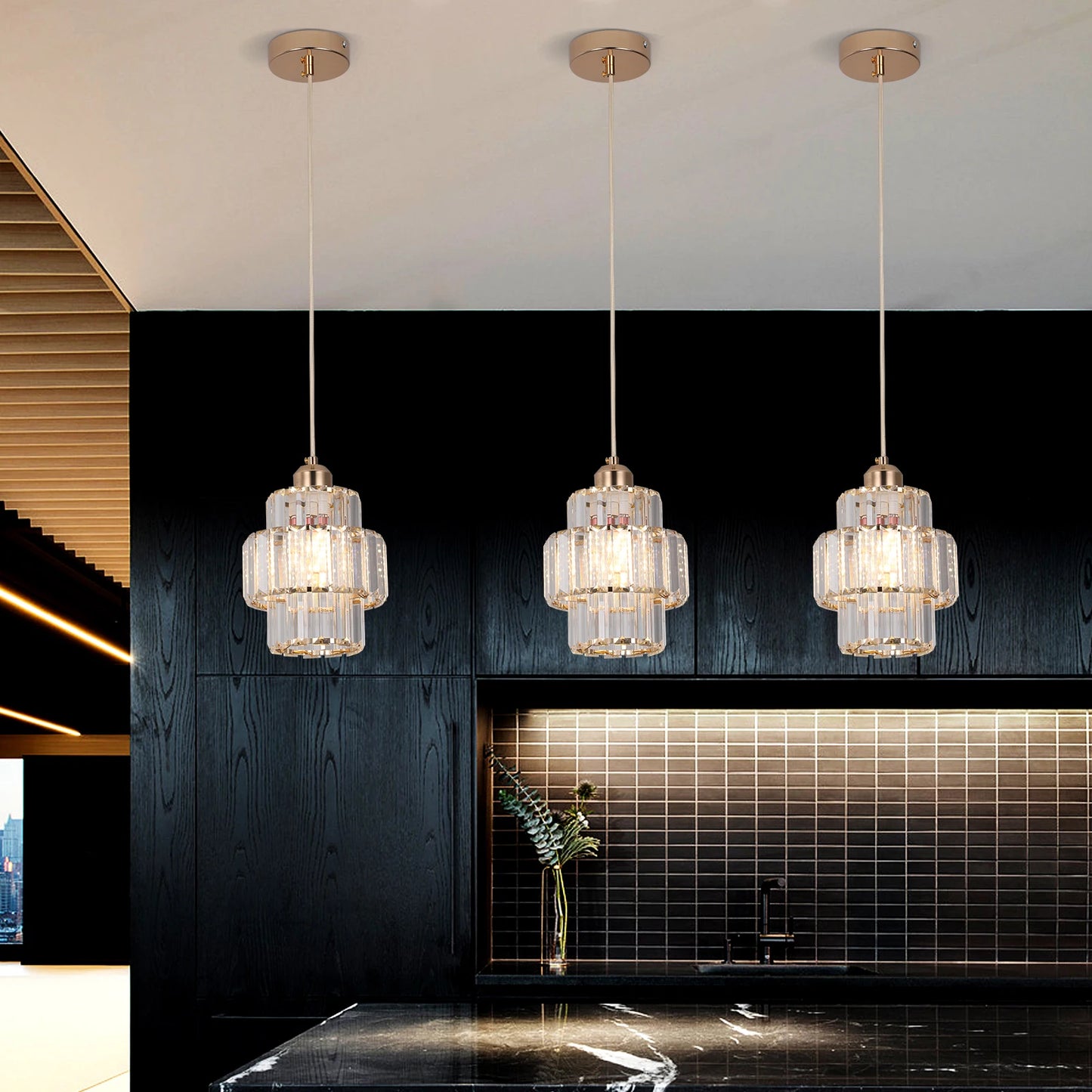 Vetrulus Led Crystal Chandelier With Chrome Finish For Modern Homes