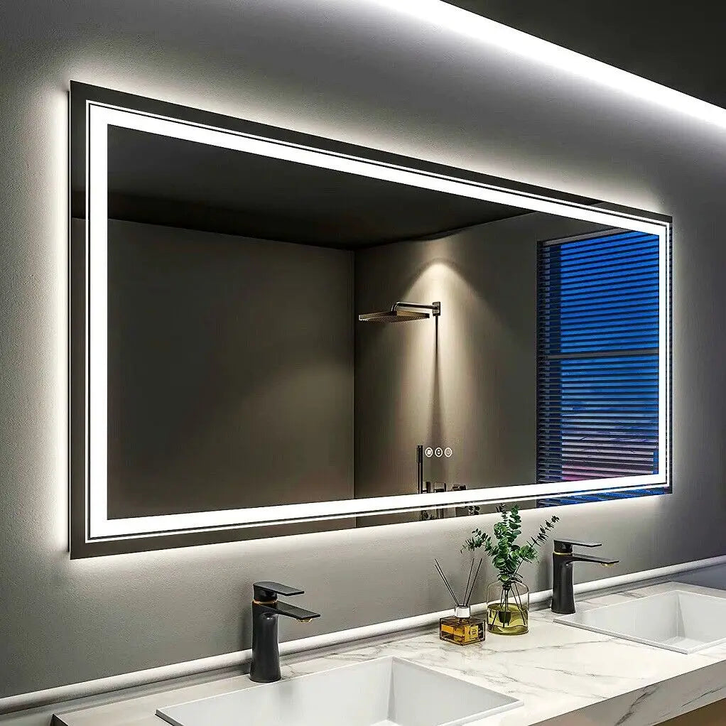 LUVODI Backlit Vanity Mirror With Fogless Touch Lighting
