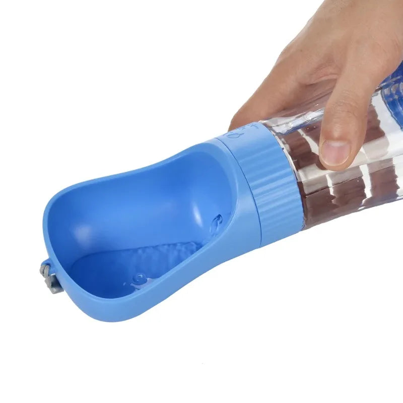 Portable Dog Water Bottle With Food Container For Pets