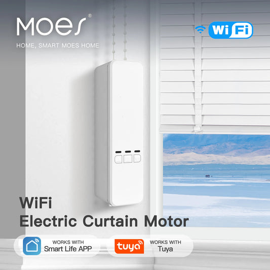 MOES Tuya WiFi Motorized Roller Blind Chain Drive App Control