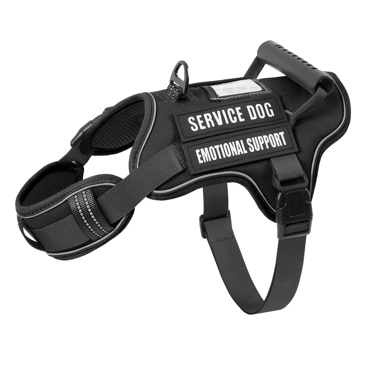 Adjustable Reflective Dog Harness Vest With Handle For Training