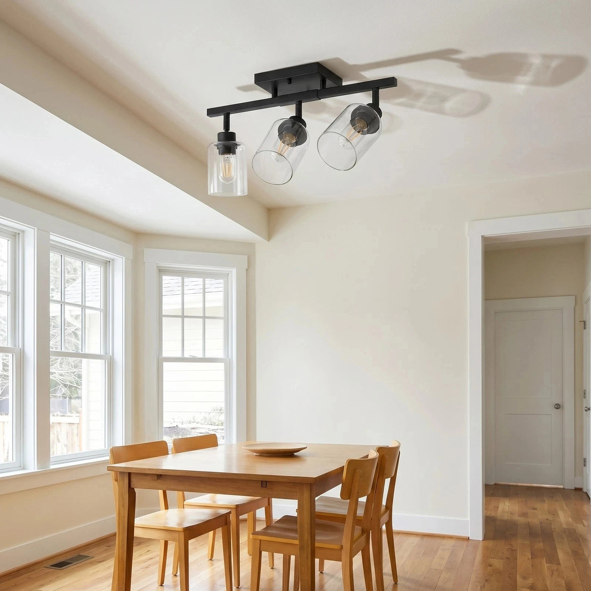 ARLGSITE Adjustable Wall Mount Light With Glass Shade E26 Base