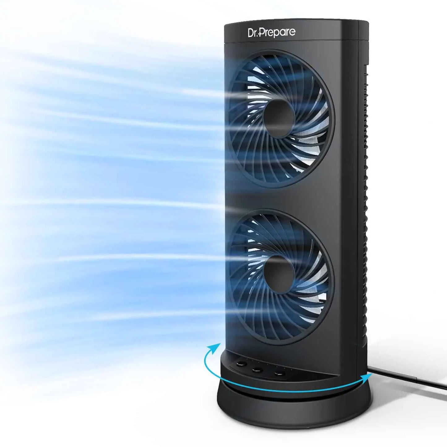 Dr Prepare Oscillating Tower Fan For Quiet Home And Office Cooling