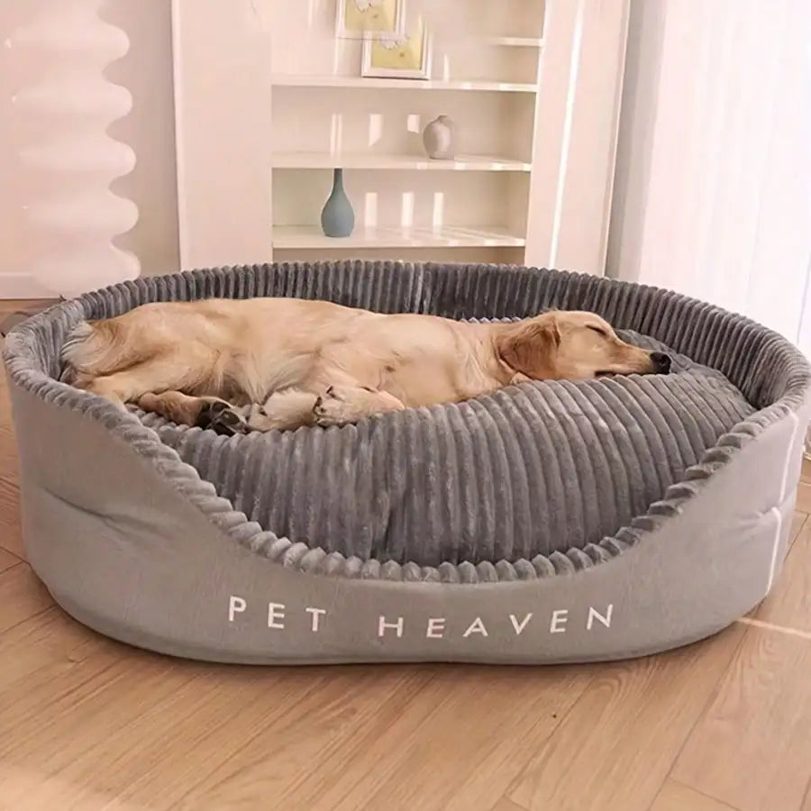 Soft Machine Washable Plush Pet Bed For Dogs And Cats